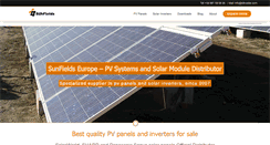 Desktop Screenshot of eng.sfe-solar.com